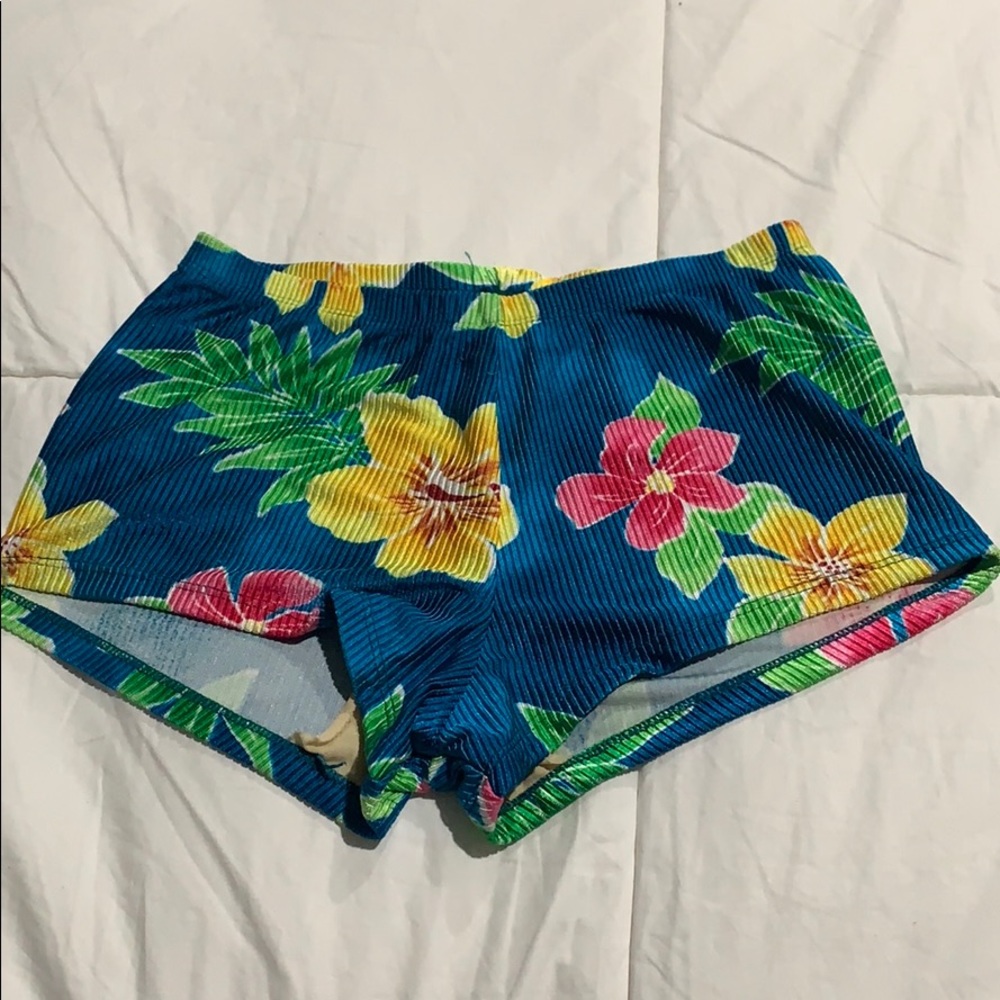 Flower shorts for swimming